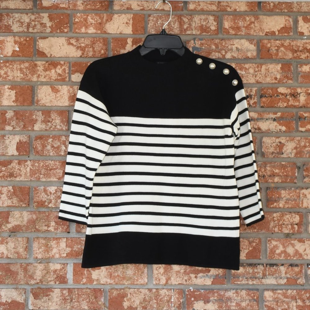 TALBOTS Petites Multicolored Sweater NWT - Picture 1 of 5